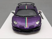 Eidolon Make Up 1:43 Lamborghini Aventador SVJ 2018 Limited 49/80 Viola Pas. OVP