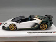 Eidolon Make Up 1:43 Lamborghini Aventador SVJ Roadster Weiß Grün Ltd 39/100 OVP