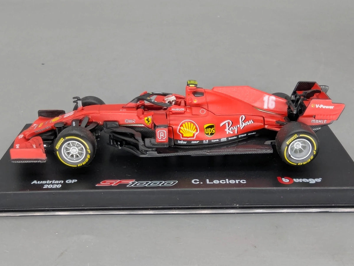 Modellautos 1:43 Bburago Ferrari SF1000 Austian GP 2020 #16 C. Leclerc mit OVP