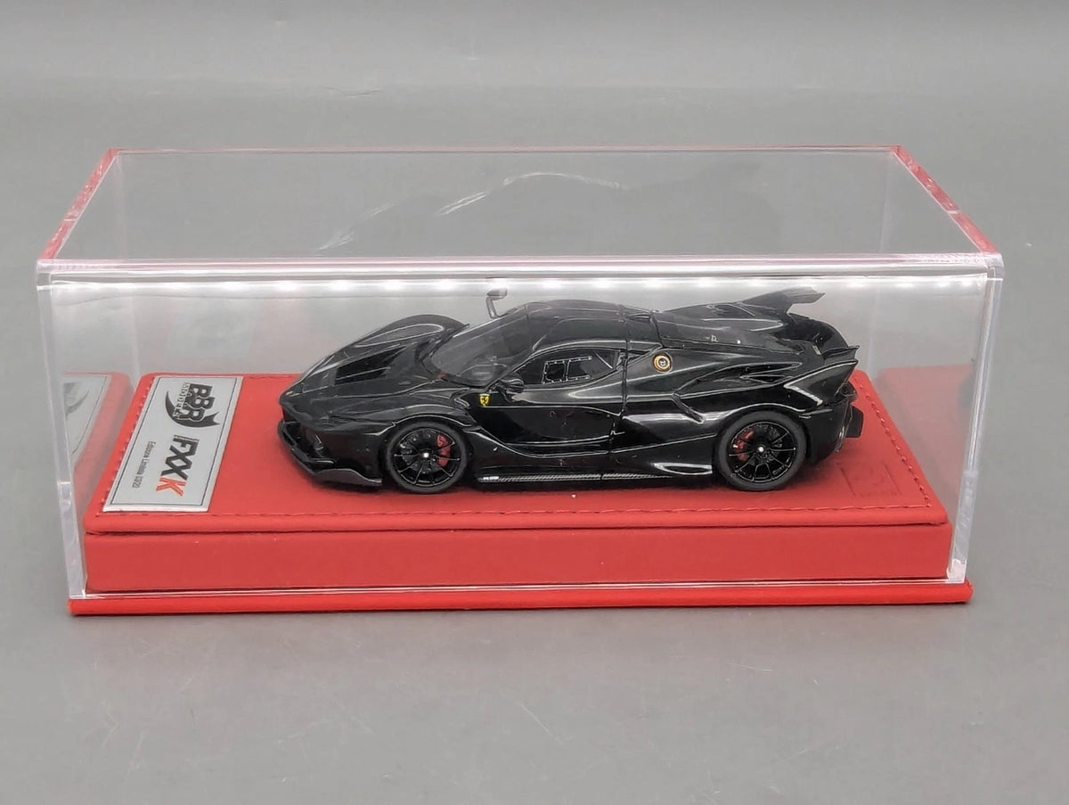 Modellautos 1:43 BBR Deluxe Calsito Ferrari FXX-K Gloss Black Ltd 03/20 OVP