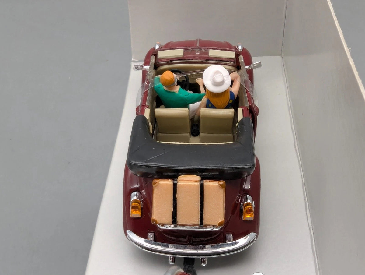 Modellautos 1:72 Schuco VW Käfer Cabrio mit Wohn Anhänger 2-tlg Set Dealer OVP
