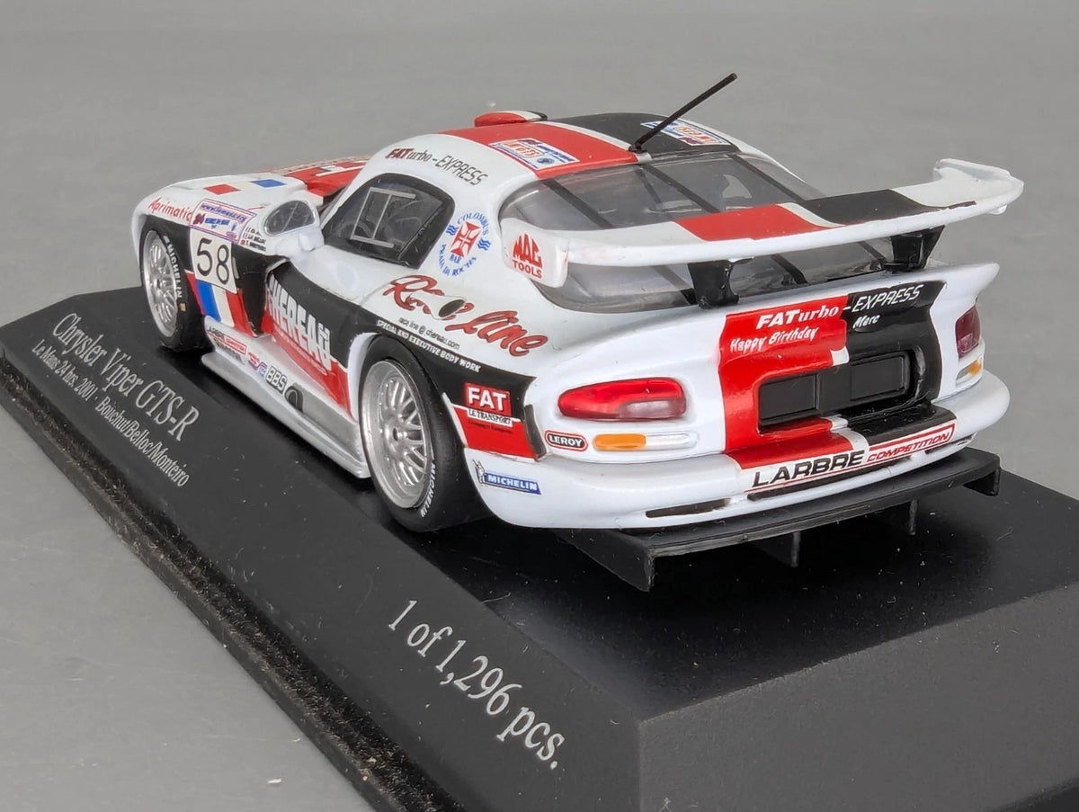 Modellautos 1:43 Minichamps Chrysler  Viper GTS-R 24h Le Mans 2001 #58 OVP