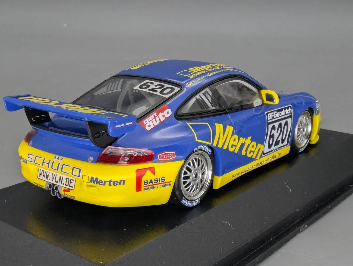Modellautos 1:43 Minichamps Porsche 911 GT3 Cup 2004 WINNER #620 Manthey OVP