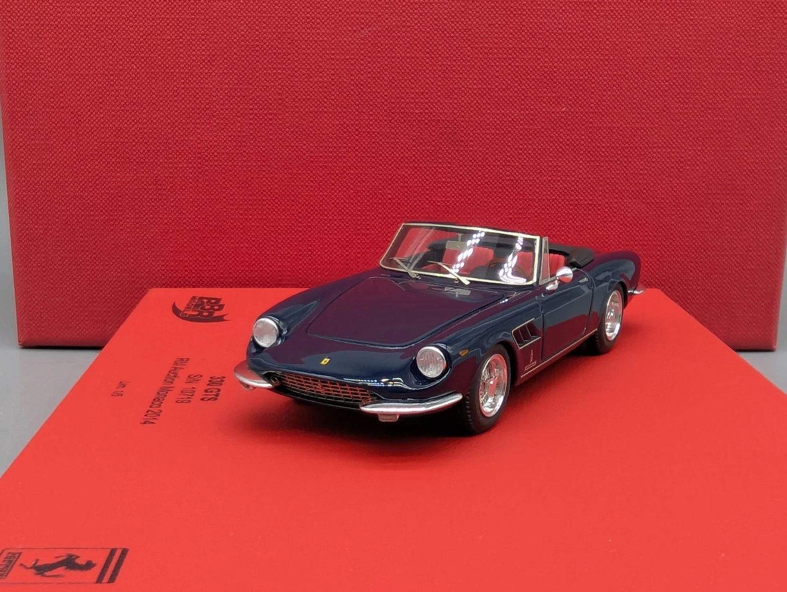Modellautos 1:43 BBR Ferrari 330 GTS Auction Monaco 2014 Limited 01/05 mit OVP