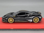 Modellautos 1:43 BBR Concept43 Ferrari 488 Pista RHD 2019 Nero St. Ltd 18/20 OVP