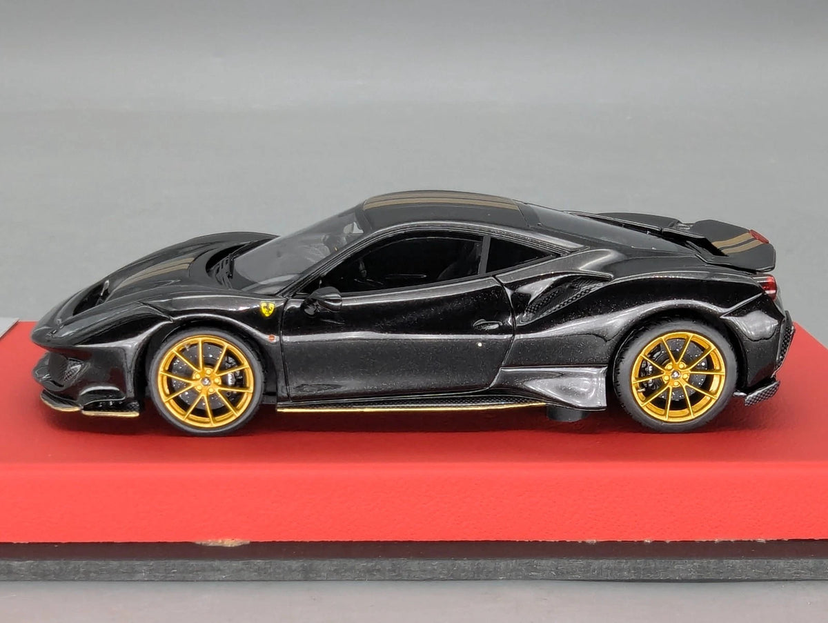 Modellautos 1:43 BBR Concept43 Ferrari 488 Pista RHD 2019 Nero St. Ltd 18/20 OVP