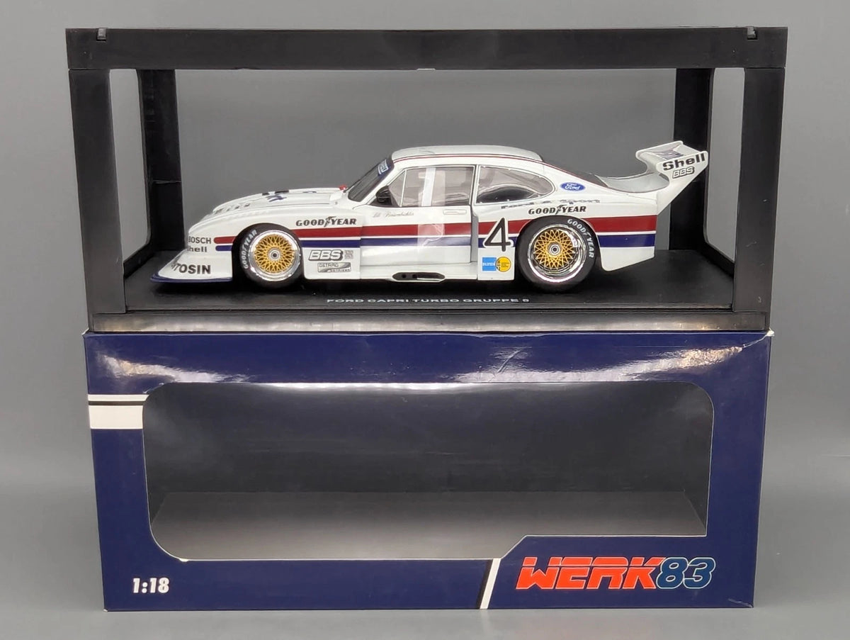 Modellautos 1:18 Werk83 Ford Capri Turbo Gr.5 DRM 1982 #4 Lili Reisenbichler OVP