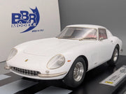 Modellautos 1:18 BBR Ferrari 275 GTB/4 1966 Weiß Rain Version 01/04 mit  OVP