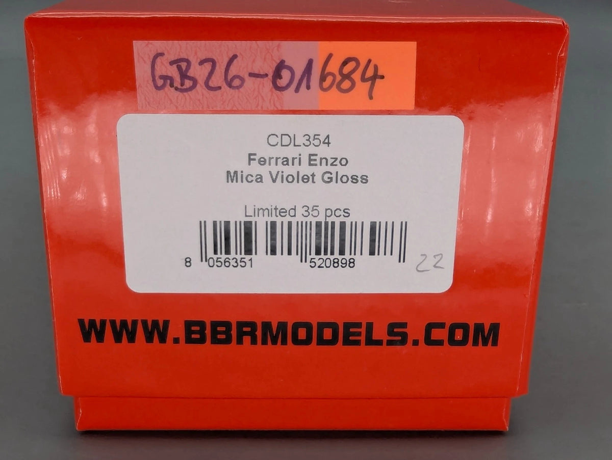 Modellautos 1:43 BBR Executive Calsito Ferrari Enzo Mica Violet Gl Ltd 22/35 OVP