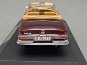 Modellautos 1:43 Faller Memory Cars Mercedes-Benz 220 SE Cabriolet Vitrine