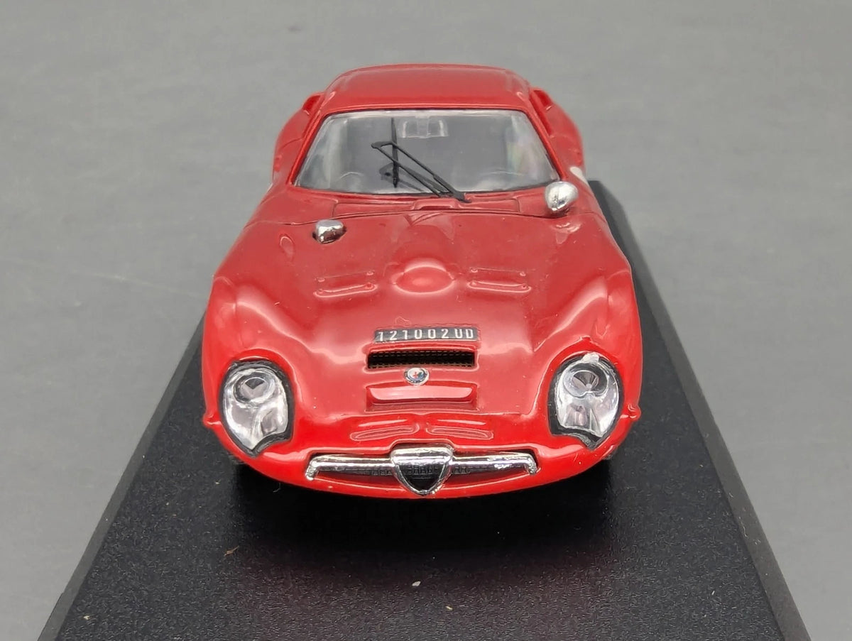 Modellautos 1:43 Best Model Alfa Romeo TZ2 1964 Rot #230 mit OVP