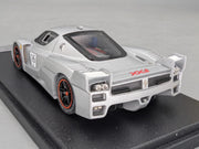 Modellautos 1:43 BBR Ferrari FXX  2006 Silber #16 Ltd 04/10 mit Vitrine und OVP