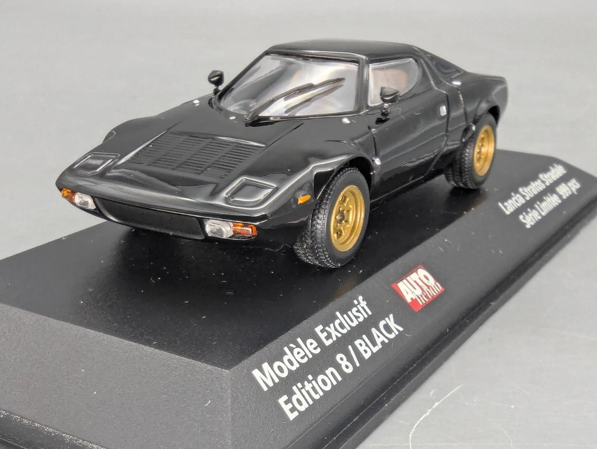 Modellautos 1:43 Minichamps Lancia Stratos AUTOhebdo Edition 8 / Black mit OVP