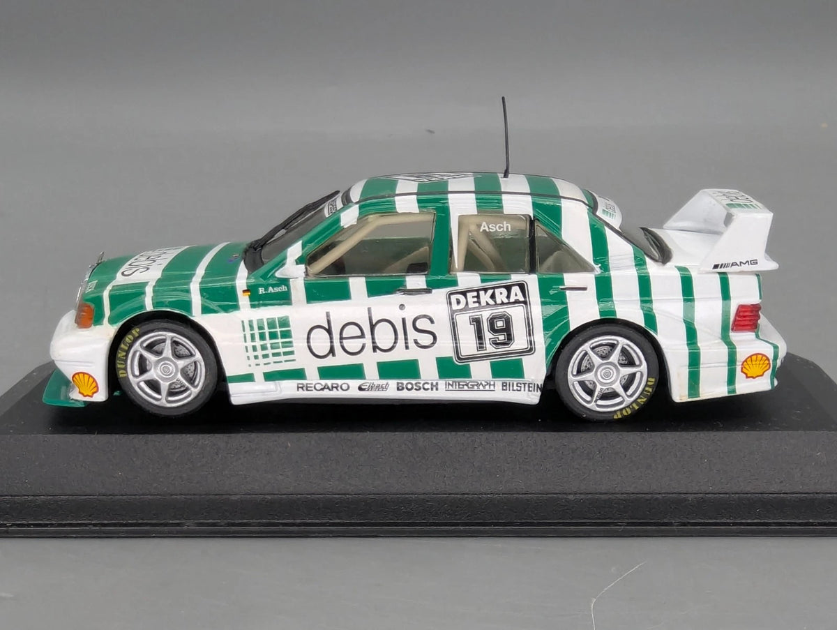 Modellautos 1:43 Minichamps Mercedes Benz 190E EVO2 2. Version 1992 #19 Asch OVP