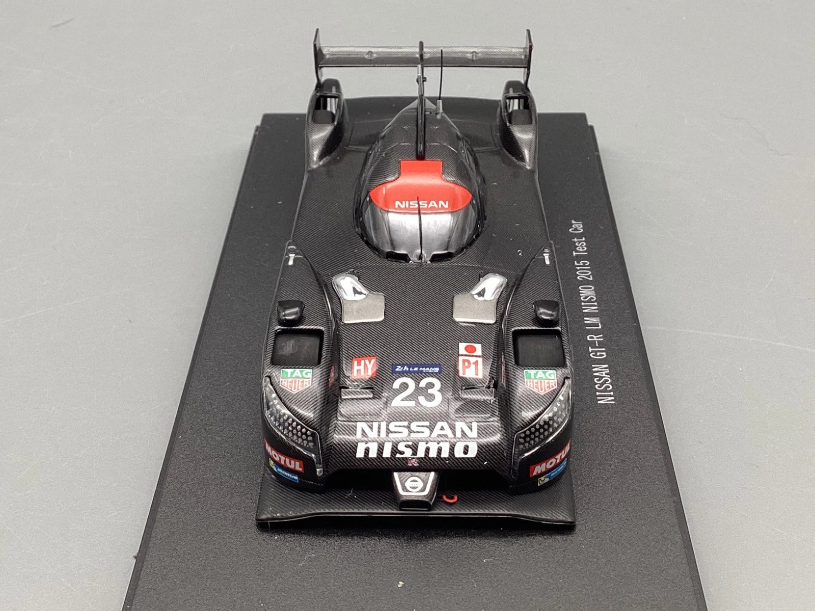 Modellautos 1:43 Ebbro Nissan GT-R LM Nismo 2015 Test Car #23 mit OVP