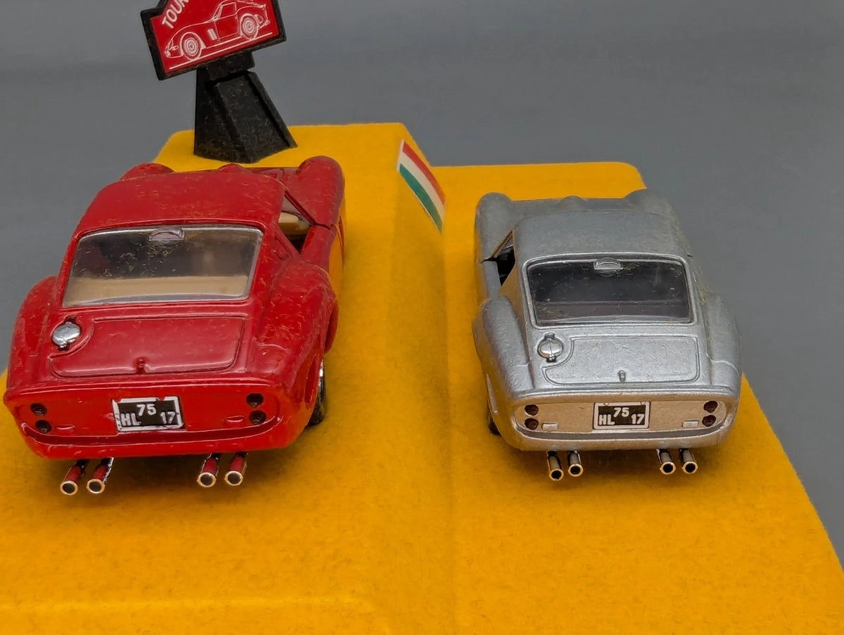 Modellautos 1:43 Solido Ferrari GTO TdF 1963 1964 2-tlg Set #165 #172 mit OVP