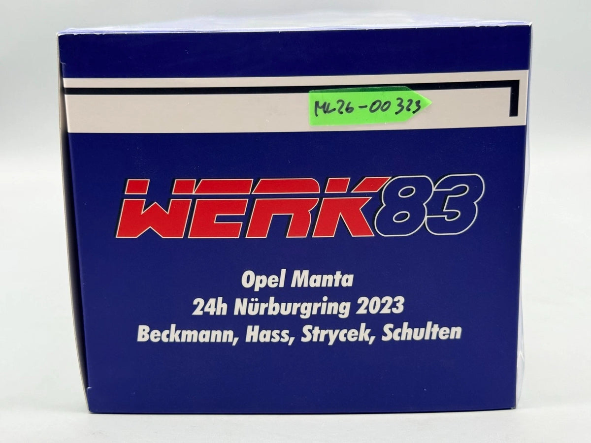 Modellautos 1:18 Werk83 Opel Manta #121 24h Nürburgring 2023 mit OVP