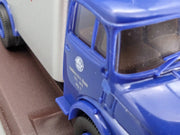 Lkw Modell H0 1:87 Brekina Mercedes Benz L 322 Koffer Lastwagen mit Anhänger OVP