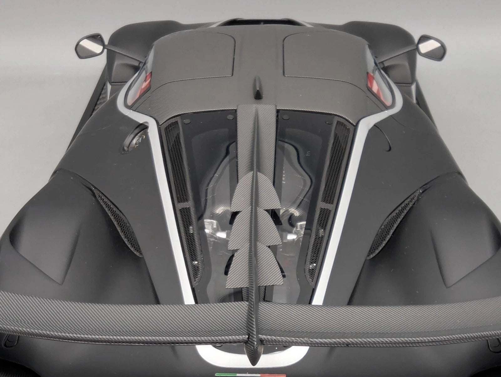 Modellautos 1:12 BBR Ferrari FXX-K EVO Matt Black Ltd 01/01 Vitrine OVP
