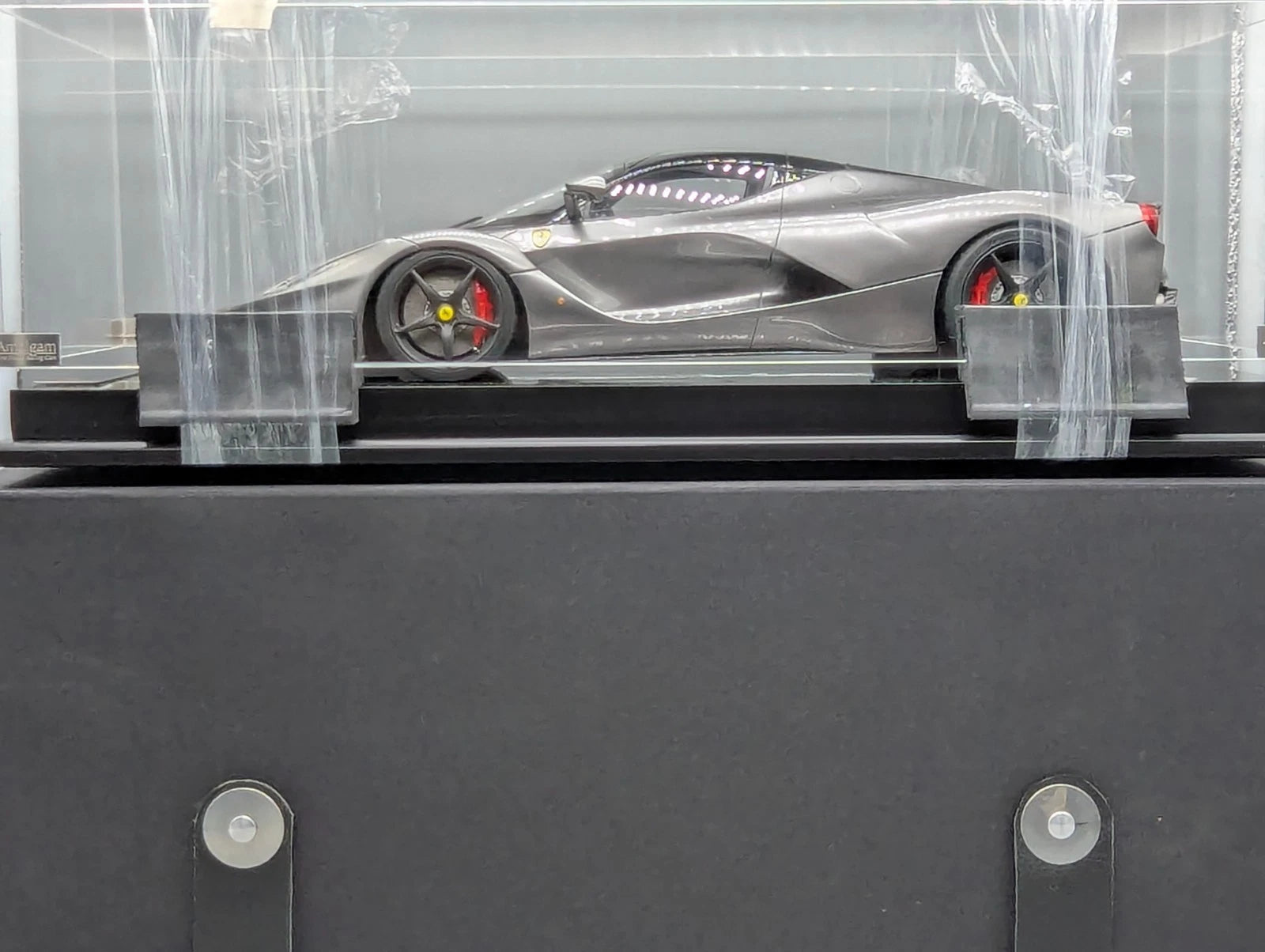 Modellautos 1:12 Amalgam Ferrari La Ferrari Ltd #01/10 Silber Zertifikat mit OVP