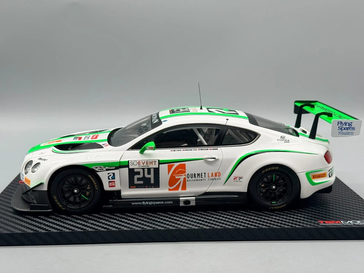 Modellautos 1:18 TSM Model Bentley Continental GT3 #24 24h Spa 2016 mit OVP