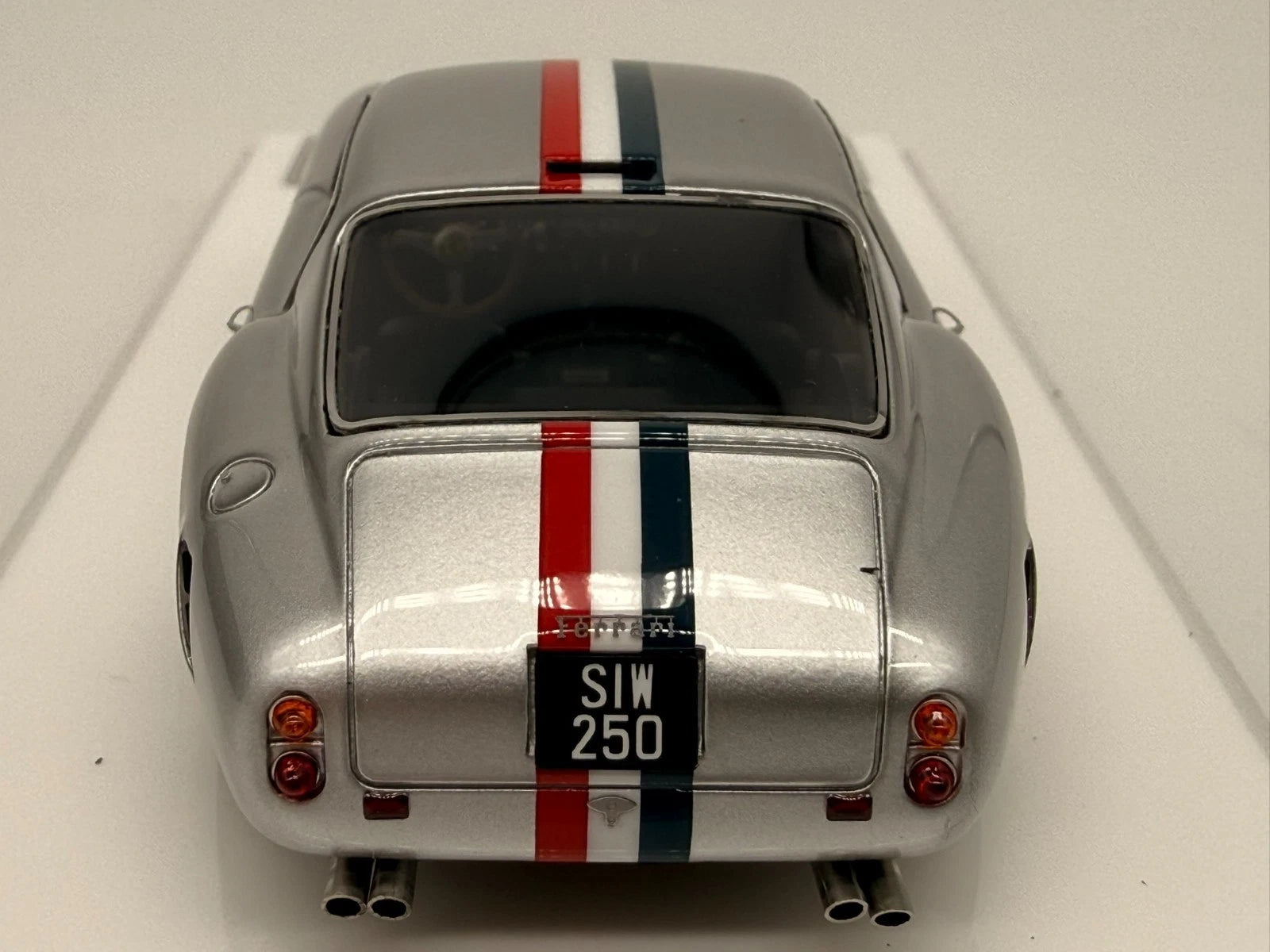 Modellautos 1:43 DMH Ferrari 250 SWB 1959 Silver flag version limitiert 4/10+OVP