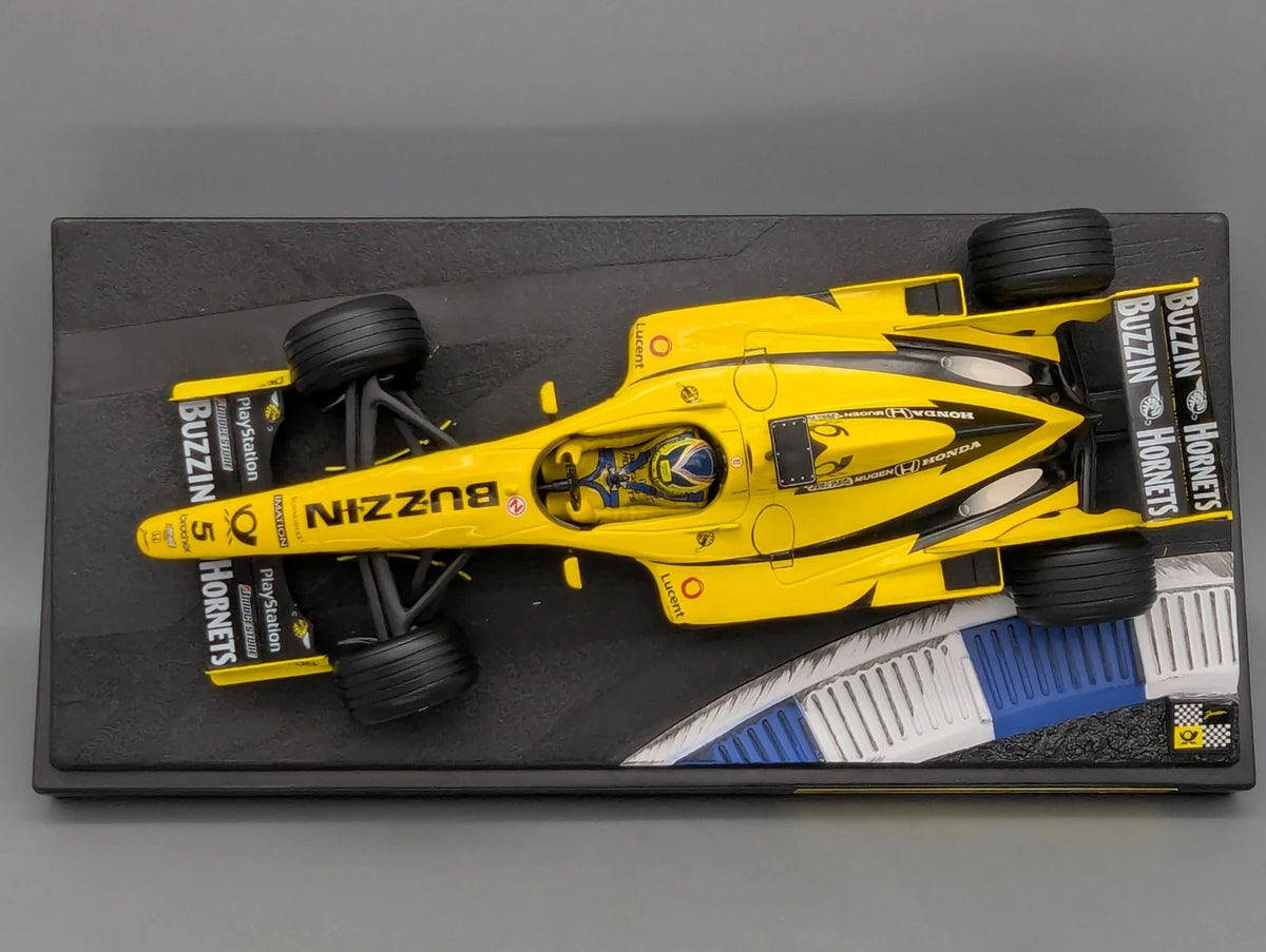 Modellautos 1:18 Hot Wheels Racing 2000 Jordan EJ10 #5 H. H. Frentzen mit OVP