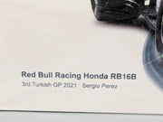 Modellautos 1:18 Spark Honda Red Bull RB16B 3rd Turkish GP 2021 #11 Perez OVP