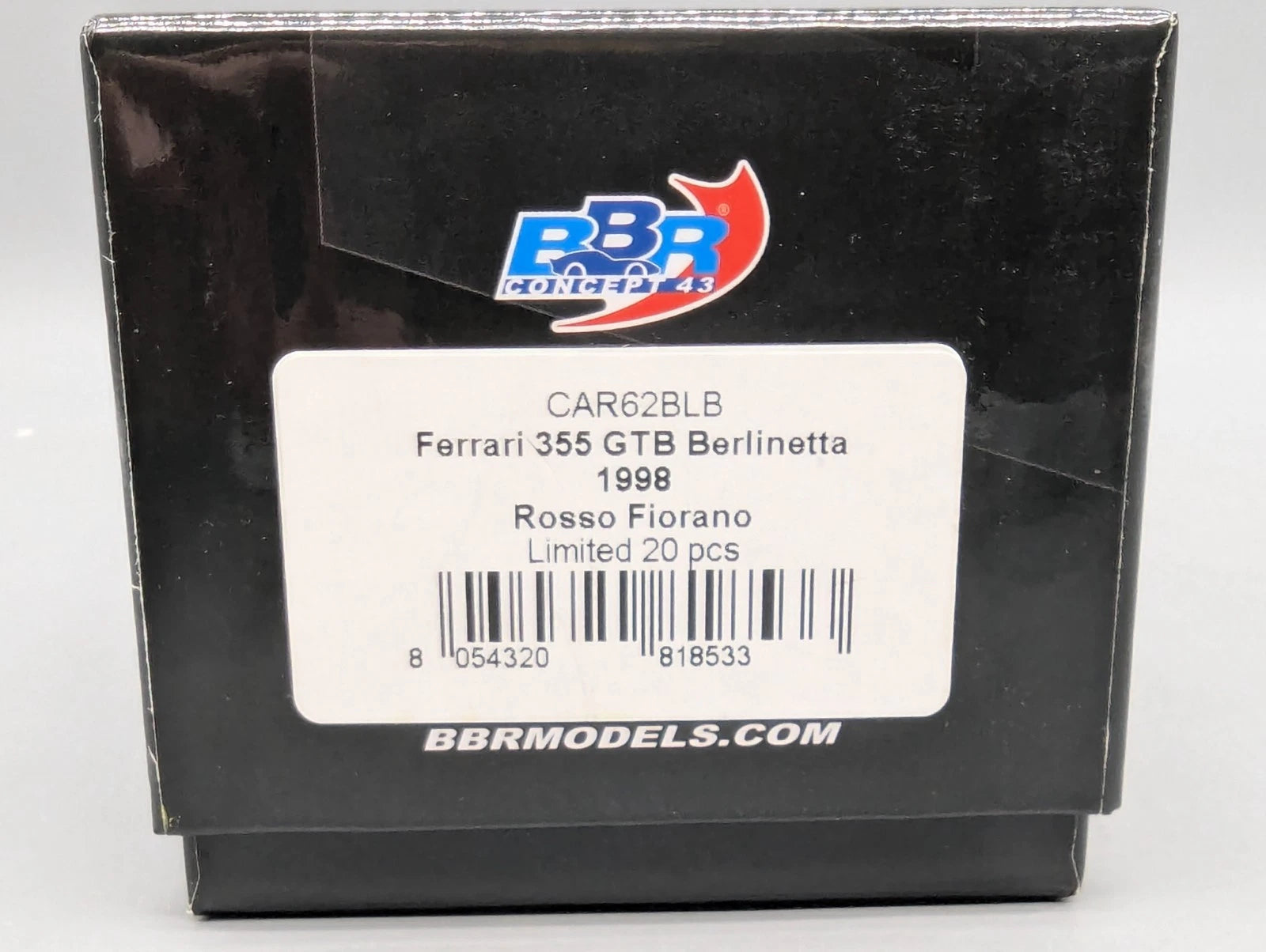 Modellautos 1:43 BBR Concept43 Ferrari 355 GTB Berlinetta 1998 01/20 in OVP