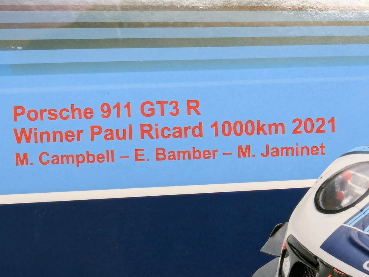Modellautos 1:18 Spark 18SP129 Porsche 911 GT3 R WINNER 1000km 2021 #22 mit OVP