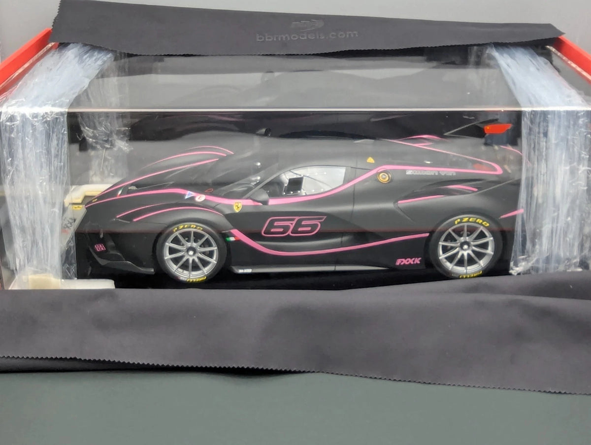 Modellautos 1:12 BBR Ferrari FXX-K Car #6 Nero Matt Ltd 07/25 in Vitrine OVP