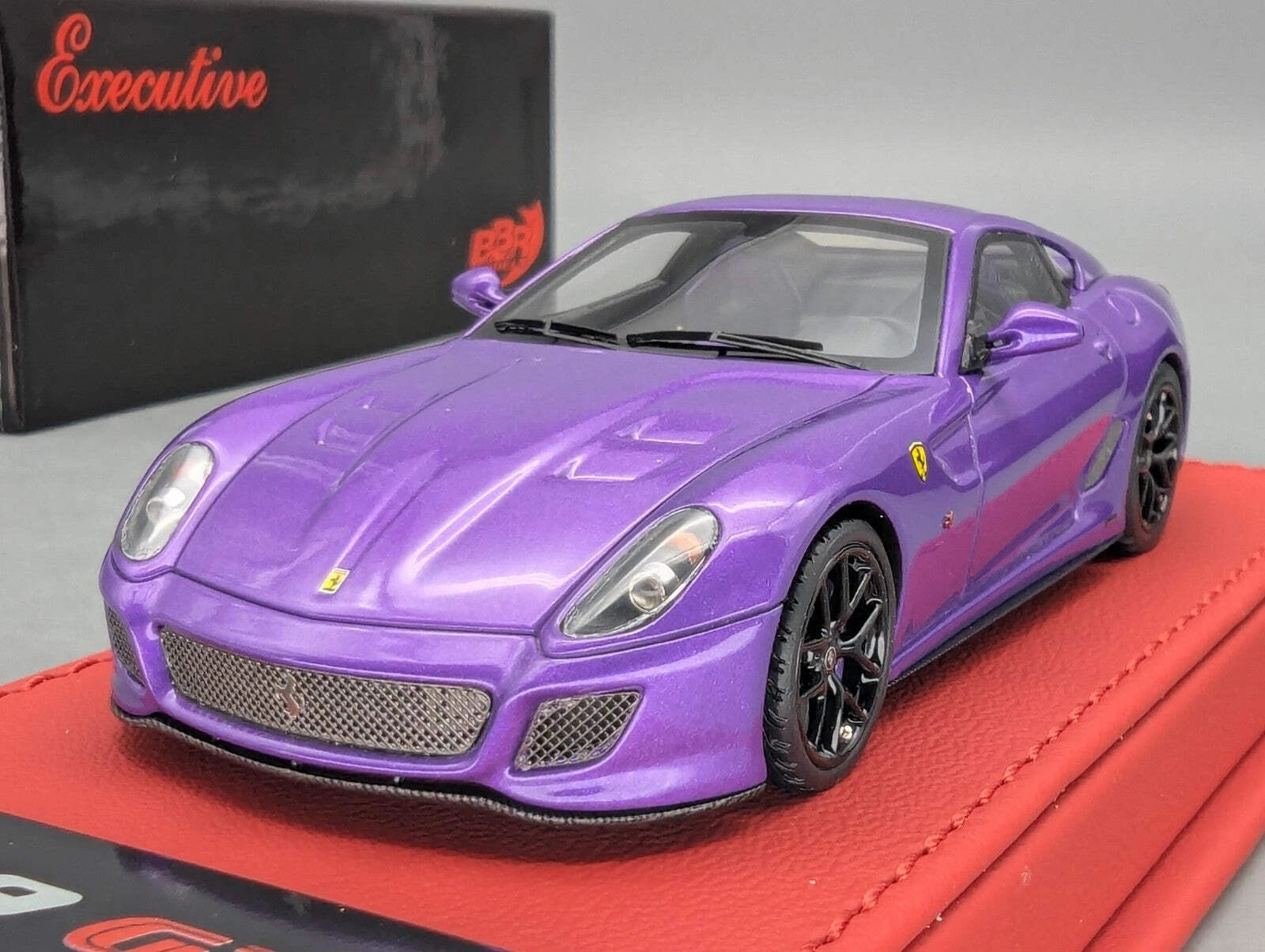 Modellautos 1:43 BBR Executive Ferrari 599 GTO Viola Gloss Limited 04/20 mit OVP