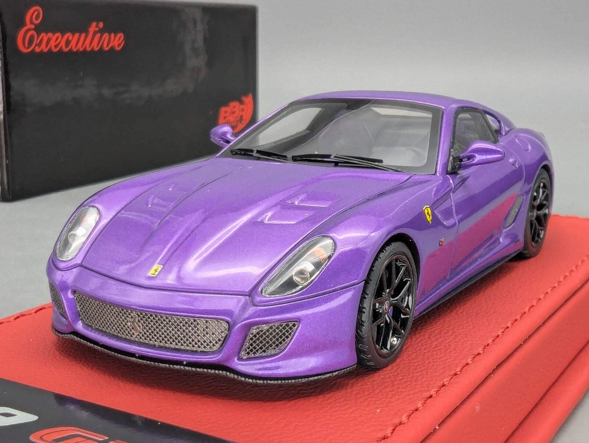 Modellautos 1:43 BBR Executive Ferrari 599 GTO Viola Gloss Limited 04/20 mit OVP