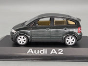 Modellautos 1:43 Minichamps Audi A2 Grau Metallic mit Dealer OVP