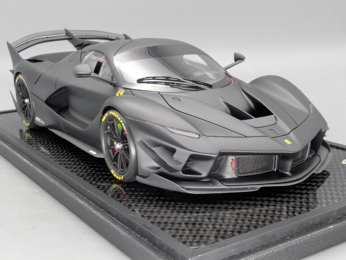Modellautos 1:18 BBR Ferrari FXX EVO Matt Black Ltd 01/15 Stck in OVP