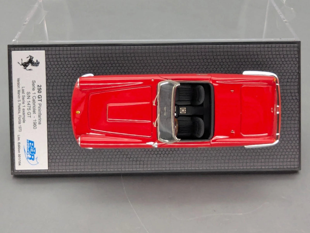 Modellautos 1:43 BBR Ferrari 250 GT Pininfarina Serie 1 Cabrio Ltd 001/104 OVP