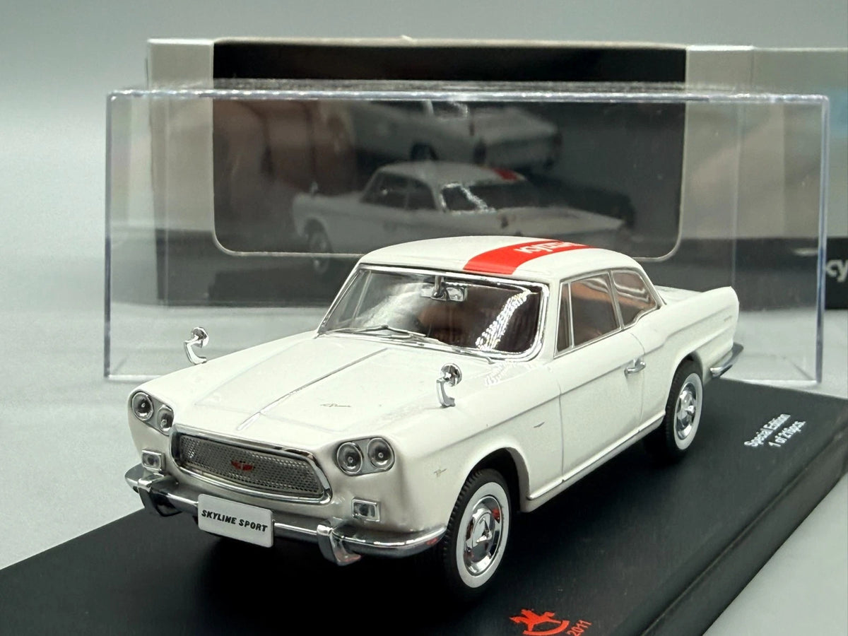Modellautos 1:43 Kyosho Nissan Prince Skyline Sport Coupe Spielwarenmesse + OVP