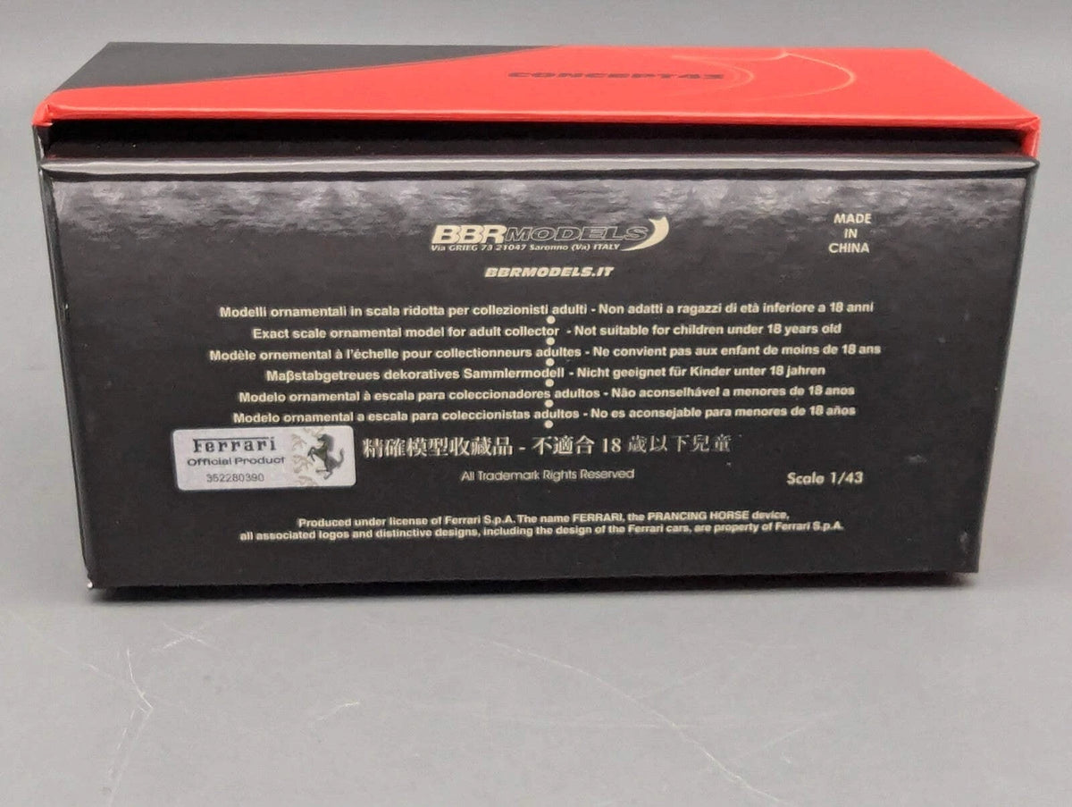Modellautos 1:43 BBR Concept43 Ferrari SP3 Daytona Spider 013/146 Leclerc OVP