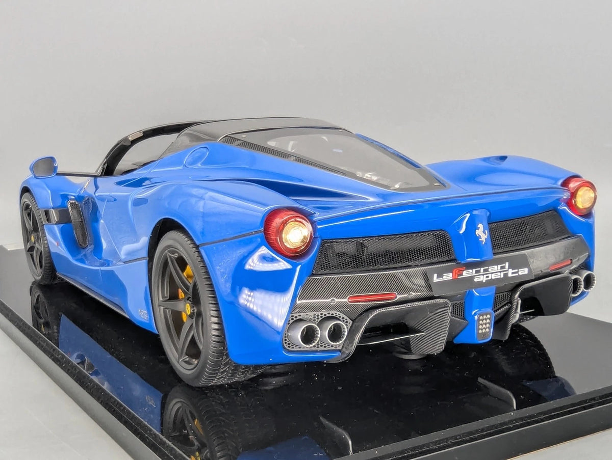 Modellautos 1:12 BBR Ferrari LaFerrari Aperta Azzurro Dino Ltd 05/05 Vitrine OVP