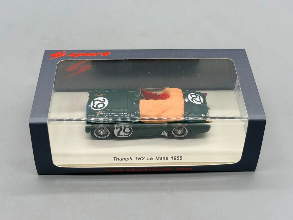 Modellautos 1:43 Spark Triumph TR2 Le Mans 1955 #29 + OVP