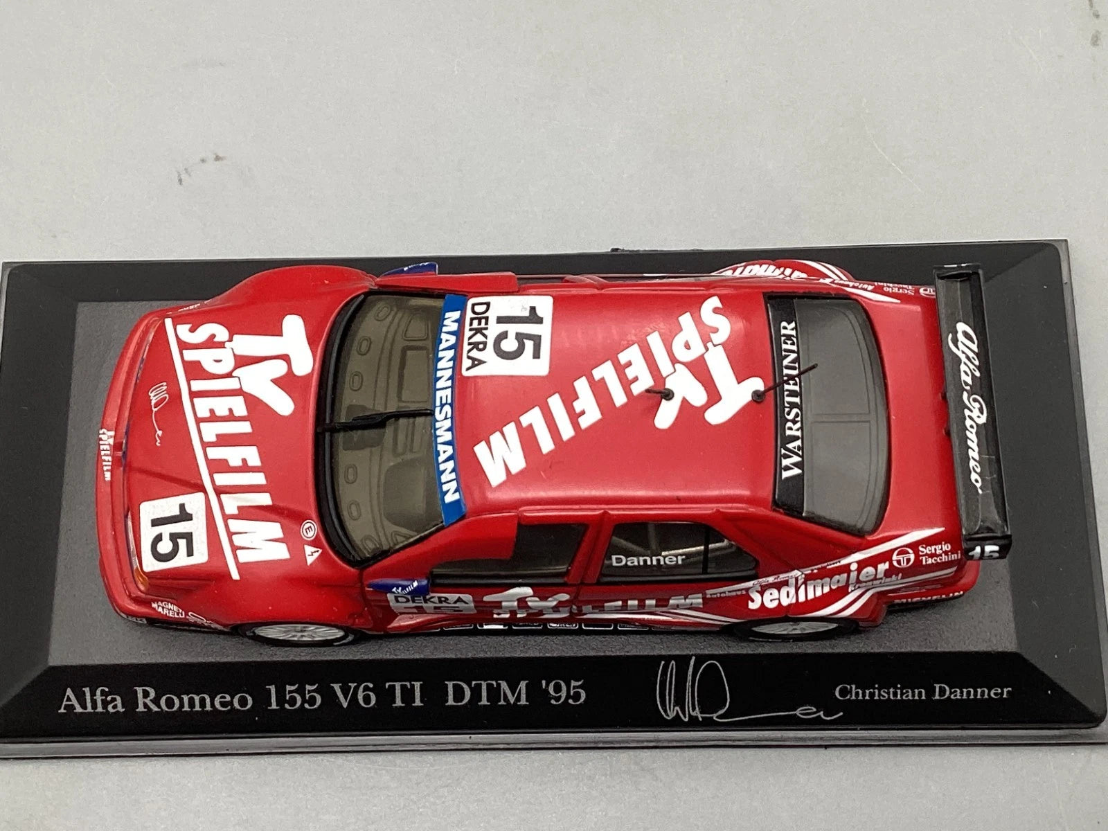 Modellautos 1:43 Minichamps Alfa Romeo 155 V6  DTM 1995 Danner #15 mit OVP