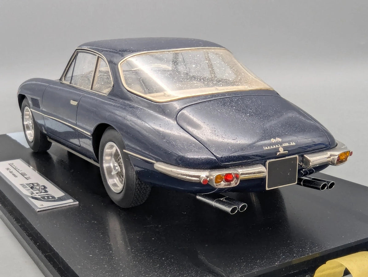 Modellautos 1:18 BBR Ferrari 400 SA 1962 Blau RAIN / DIRTY VERSION Ltd 07/07 OVP