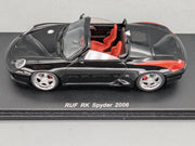 Modellautos 1:43 Spark S0708 Ruf RK Spyder Black 2006 mit OVP