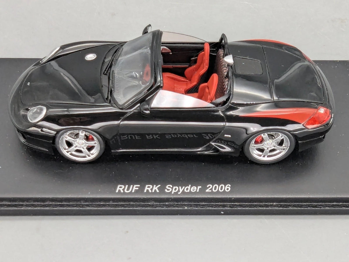 Modellautos 1:43 Spark S0708 Ruf RK Spyder Black 2006 mit OVP