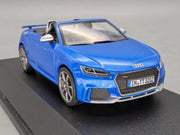 Modellautos 1:43 iScale Audi TT RS Roadster Ara Blau Metallic mit Dealer OVP