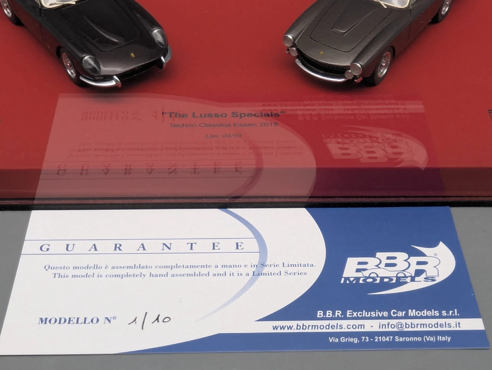 Modellautos 1:43 BBR  Ferrari  250 GT The Lusso Specials Set 2-tlg. 1/10 OVP