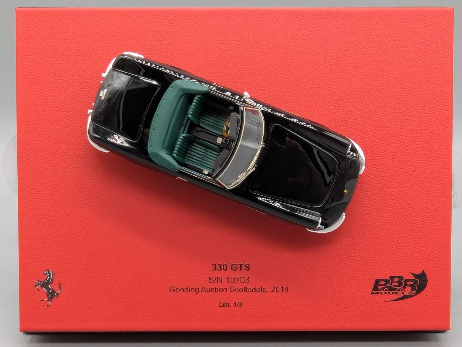 Modellautos 1:43 BBR Ferrari 330 GTS Gooding Auction Scottsdale Ltd 01/03 OVP