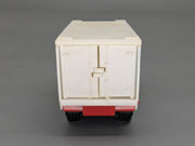 Modellautos 1:100 Majorette 214 Saviem Container + Original Majorette Vitrine