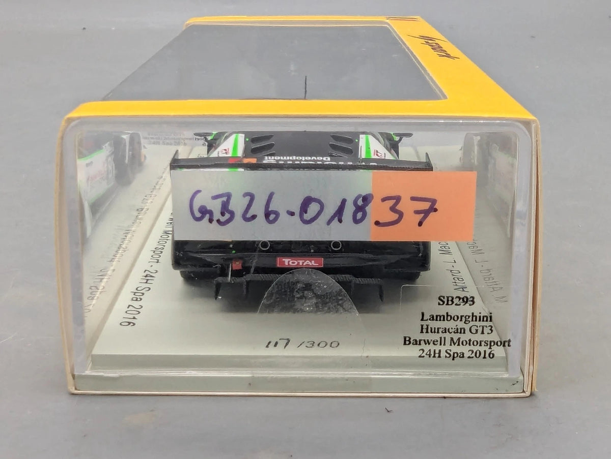 Modellautos 1:43 Spark SB293 Lamborghini Huracan GT3 24h Spa 2016 #78 OVP