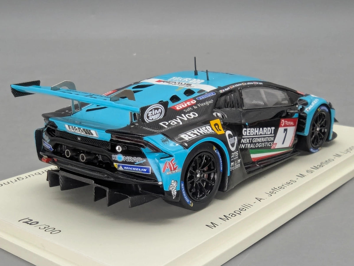 Modellautos 1:43 Spark SG576 Lamborghini Huracan GT3 EVO 24h Nbrg 2019 #7 OVP